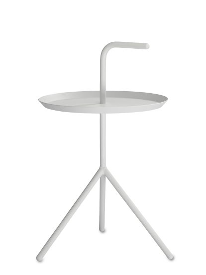 DLM - Don't Leave Me Side Table, Ø 38 x H 58 cm, White