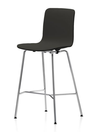 HAL RE Bar Stool, Deep black RE, Bar version: 780mm