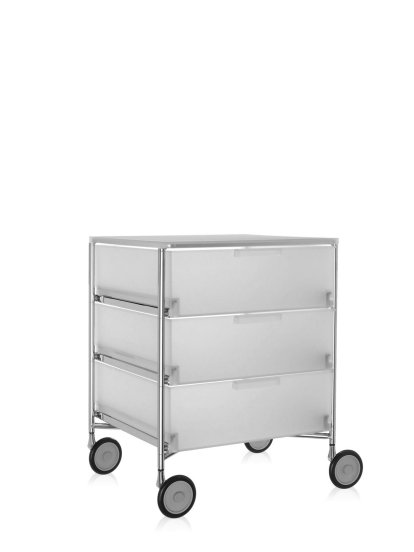 Mobil Container, 3 Drawers - No Compartments, Opal, Ice