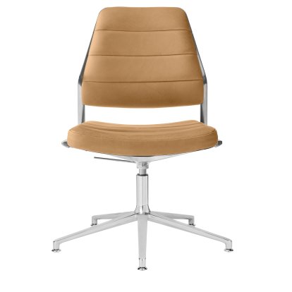 Swivel 454+ swivel chair, Fixed base, Leather camel