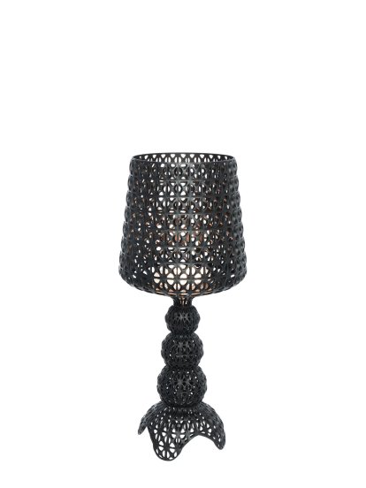 Mini Kabuki Table Lamp, Opaque black