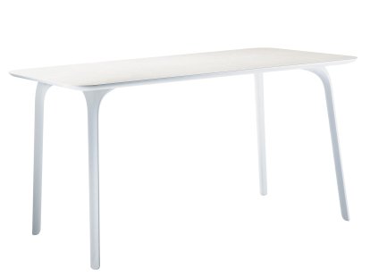 First Table Outdoor, 139 x 79 cm, White
