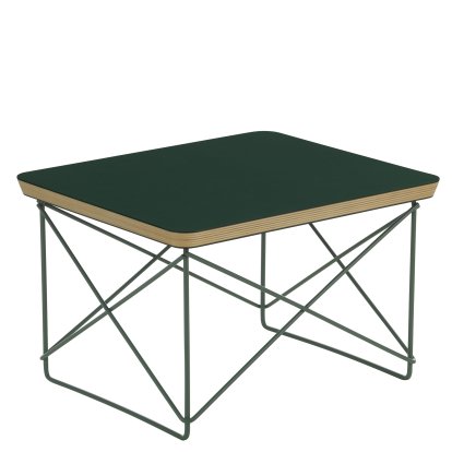 Occasional Table LTR , Linoleum jade, Powder-coated eames sea foam green