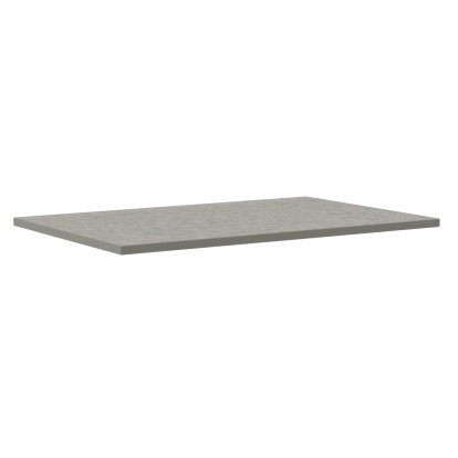 Table Top Really Kvadrat for Eiermann Table Frames, Cotton grey, 160 x 80 cm