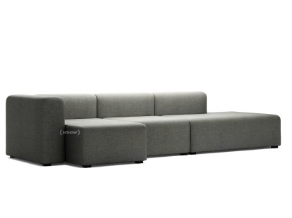 Mags Sofa with Récamière, Left armrest, Hallingdal - dark grey