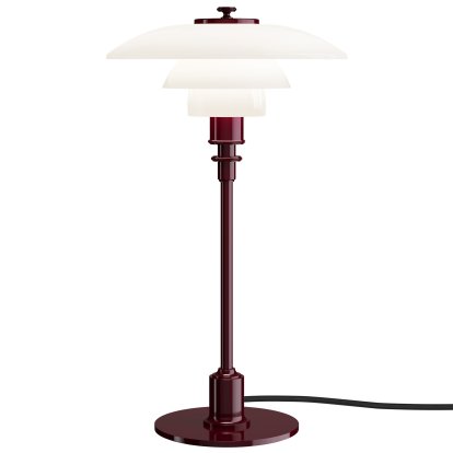 PH 2/1 Colours Table Lamp, Glossy burgundy