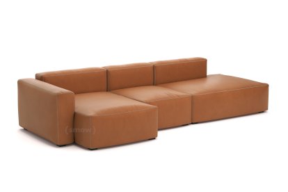 Mags Soft Sofa Combination 4, Left armrest, Sense leather - cognac