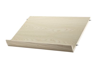 String System Magazine Shelf Wood, 58 x 30 cm, Ash veneer