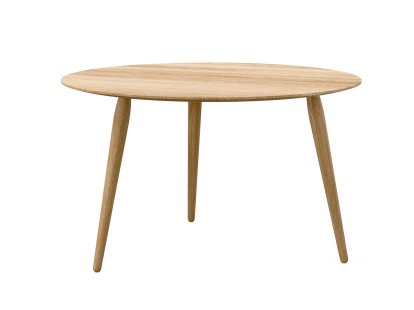 PLAYround Wood Table, Oiled oak, ø 75 cm, Oiled oak, 44 cm
