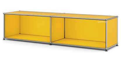 USM Haller Lowboard L open, Golden yellow RAL 1004