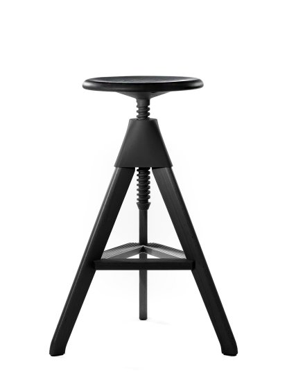 Tom & Jerry - The Wild Bunch Stool, Tom - h 70-86 cm, Single-tone black