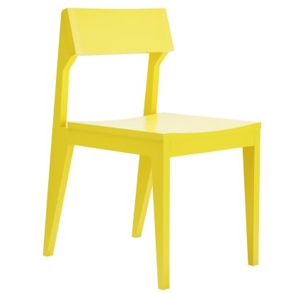 Schulz Chair, Sulfur yellow ash, Unupholstered