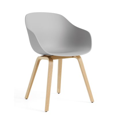 About A Chair AAC 222, Lacquered oak, Concrete grey 2.0