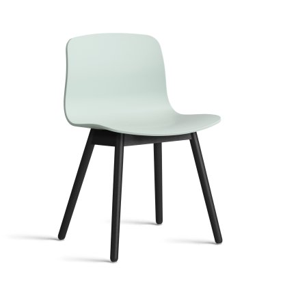 About A Chair AAC 12, Dusty mint 2.0, Black lacquered oak