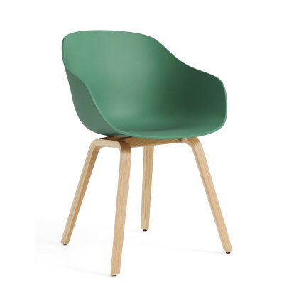 About A Chair AAC 222, Lacquered oak, Teal green 2.0