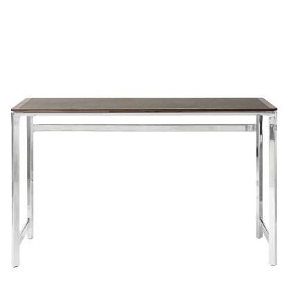 Studio 430 Table, Walnut / bosco leather, Without drawer
