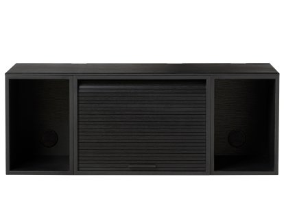 Hifive Wall Shelf, Hifive 100, Black painted oak