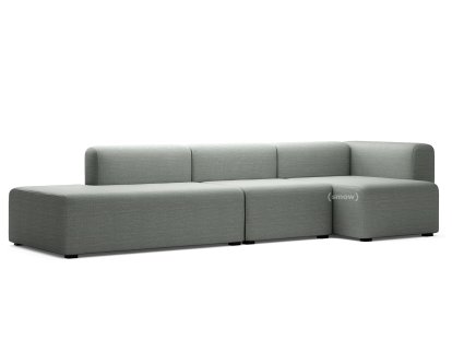 Mags Sofa with Récamière, Right armrest, Steelcut Trio - light grey