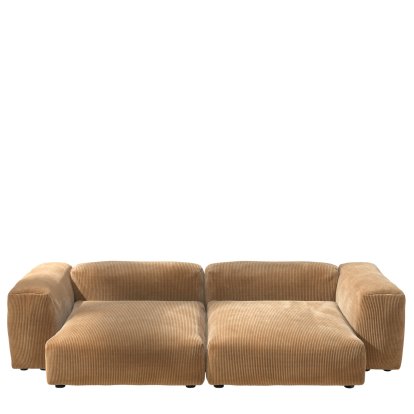 Vetsak Sofa Set 2, XL, Cord velours - Camel, Without cushion