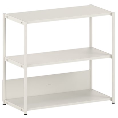 Unit Highboard Steel, Open, Cream white
