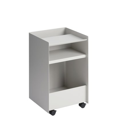 Folded Trolley, H 61,5 cm, Grey, Open