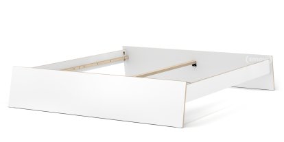 Stockholm Bed, 180 x 200 cm, White, Without headboard, Without slatted frame