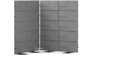 USM Privacy Panels Acoustic Corner, 1,50 m (2 elements), 1,79 m (5 elements), 1,50 m (2 elements), Anthracite
