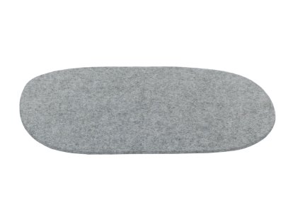 Seat Pad for Panton Chair, Without upholstery, Light grey melange (cool)