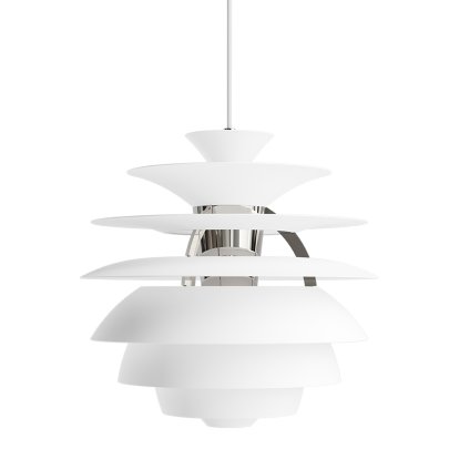 PH Snowball Pendant Lamp, Soft white / Chrome