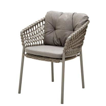 Ocean Chair, Open soft Rope – Taupe, Natté - Taupe