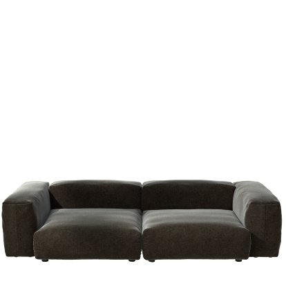 Vetsak Sofa Set 2, L, Suave - Anthracite, Without cushion