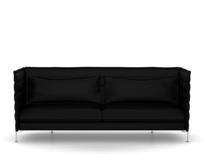 Alcove Sofa, Three-seater (H94 x W237 x D84 cm), Credo, Anthracite/elephant