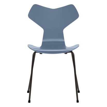Grand Prix 3130 Chair, Lacquer, Dusk blue, Black