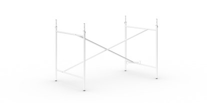 Eiermann 1 Table Frame , White, Centred, 110 x 66 cm, With extension (height 72-85 cm)
