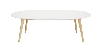 DK10 Wood Extending Table, With one extension plate (L 240 cm)