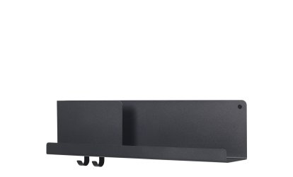 Folded Shelves, H 16,5 x W 63 cm, Black