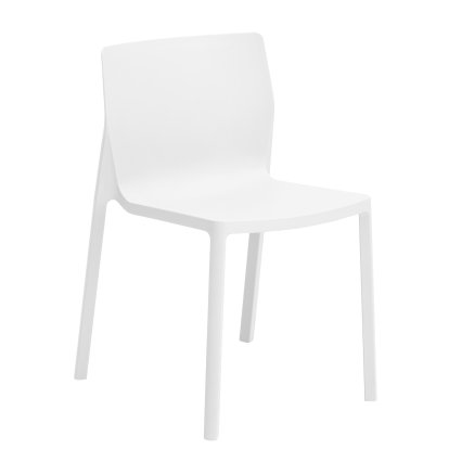 LP Chair – Recycled, Without armrests, White