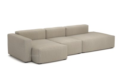 Mags Soft Sofa Combination 4, Left armrest, Steelcut Trio - beige