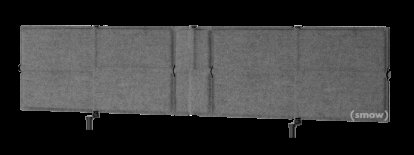 USM Privacy Panels Table Screen, Für USM Haller Table Plus/Advanced, 175 cm, Anthracite