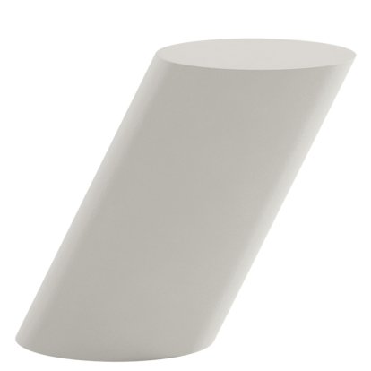 Tilt side table, Mineral casting, Chalk