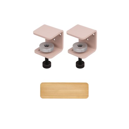 Tiptoe Wall Shelf, Solid Oak, Wall shelf 60 cm, TipToe x HEJU - Aurora pink