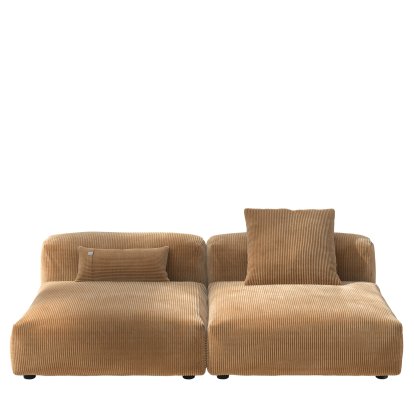 Vetsak Sofa Set 1, L, Cord velours - Camel, With cushions