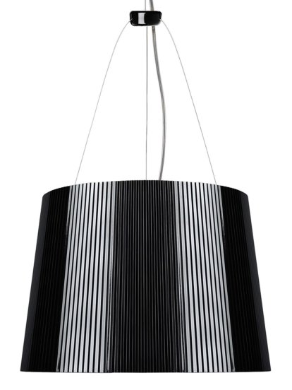 Gè Pendant Lamp, Opaque, Black-gold