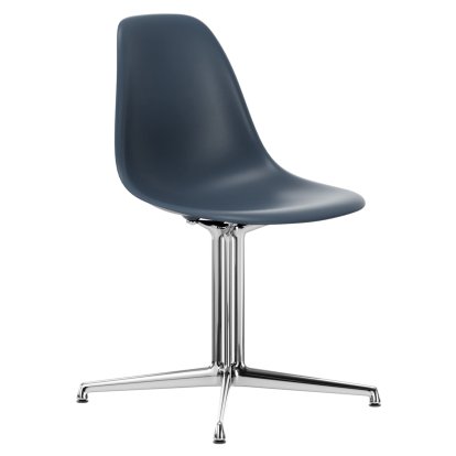 Eames Plastic Side Chair DSL, Sea blue, Without upholstery, Without upholstery, Aluminium polished