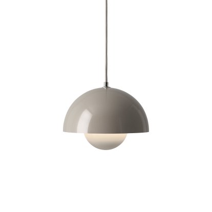 Flowerpot VP1 Pendant Lamp, Grey beige