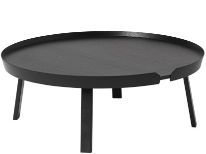 Around Coffee Table, XL (H 36 x Ø 95 cm), Ash black