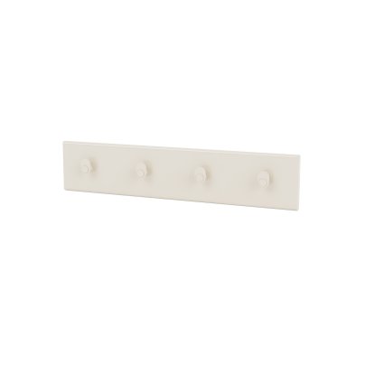 Coat Rack, 4 Hooks, Oat