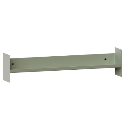 Pli Wall Shelf Slim, 60 cm, Eucalyptus grey, Without hooks