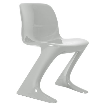 Z.Stuhl Chair, Without armrests, Light grey