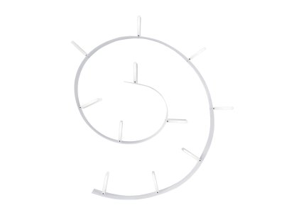 Bookworm Shelf, 11, Opaque, Shining white